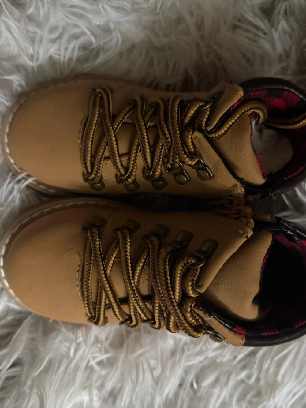 Baby Tan Hiking Boot Sneakers - Unbranded